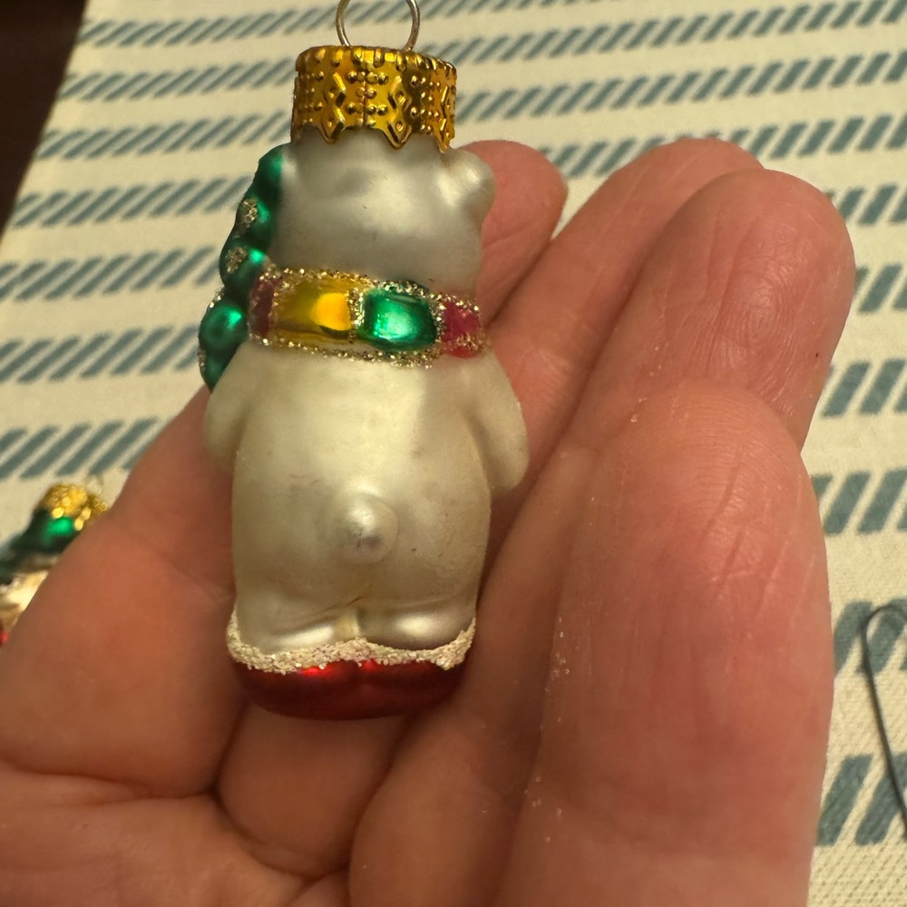 4 Handcrafted glass ornaments - Picture 7 of 10